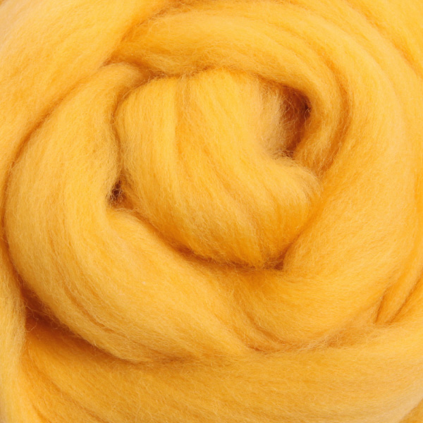 メリノスライバーカラー原毛／チーズケーキ