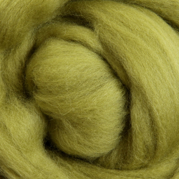 メリノスライバーカラー原毛／ビーンスプラウト