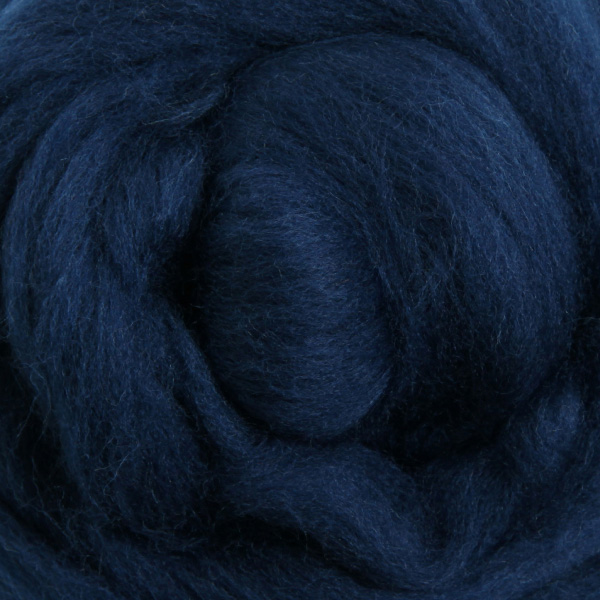 メリノスライバーカラー原毛／インディゴ